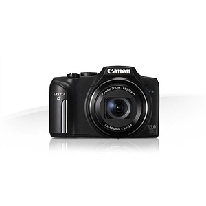 Canon PowerShot SX170 IS Fotoğraf Makinesi Siyah - incehesap.com